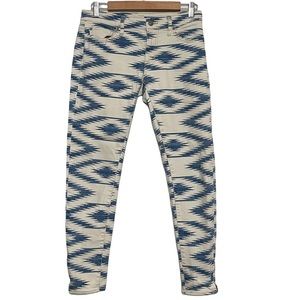 Women’s Denim & Supply Ralph Lauren Ikat zippered ankles skinny  jeans, size 28